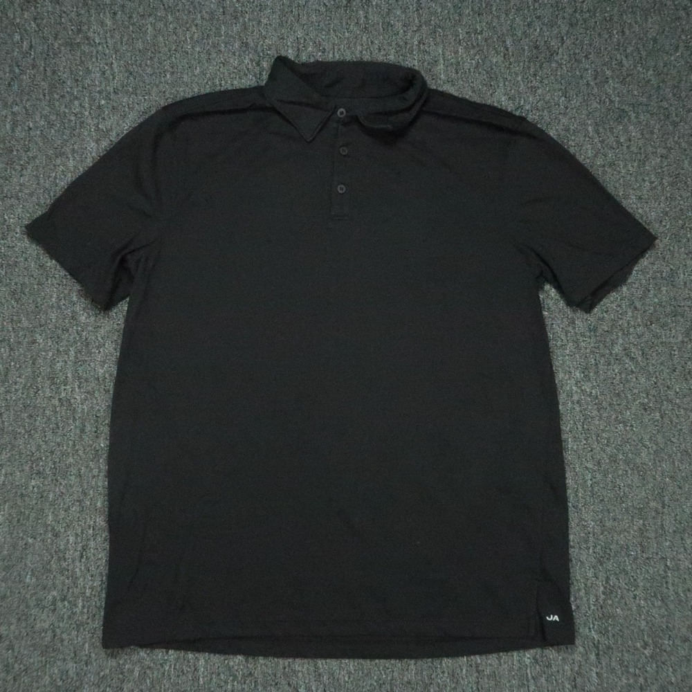 Jack Archer Shirt Mens XXL Black Performance Tech Polo Short Sleeve